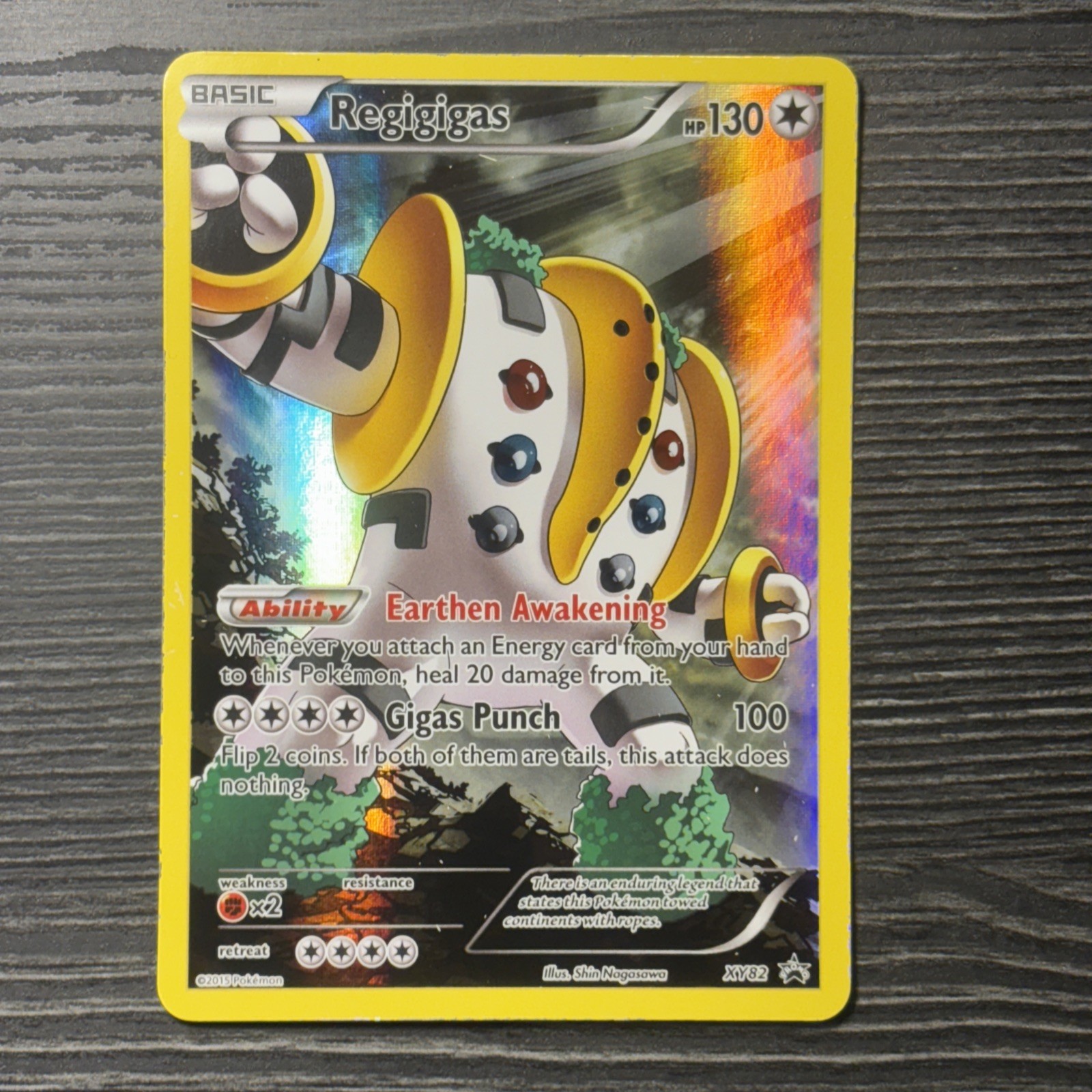 Regigigas (Full Art Promo) XY82 XY Promo Pokemon Holo vLP