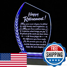Movdyka Retirement Gifts for Women Men - 2026 Happy Retirement Crystal Keepsakes