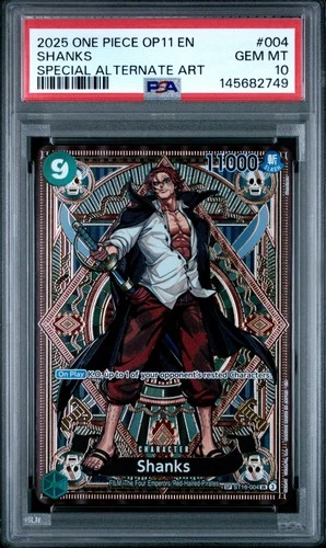 PSA 10 Shanks ST16-004 One Piece Op11 Special Alternate Art SP ONE PIECE