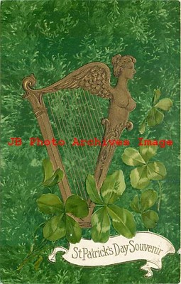 St Patrick's Day, Winsch No WIN07-1, Golden Harp, 4 Leaf Clover
