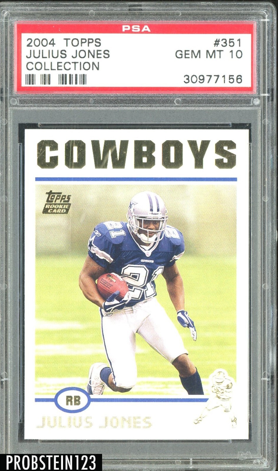 Julius Jones Topps #351 Collection