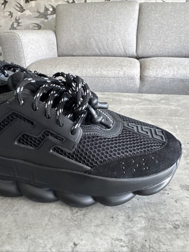 Versace Chain Reaction Runner Schwarz Herren Sneaker Größe UK 8 EU 42 - Bild 12 von 24