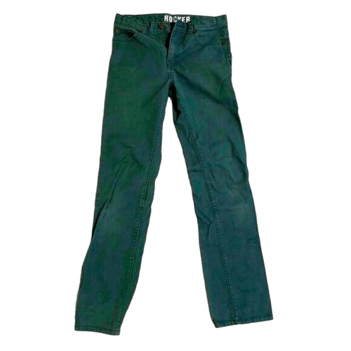 Crazy 8 rocker fit skinny jeans green jeggings size 14
