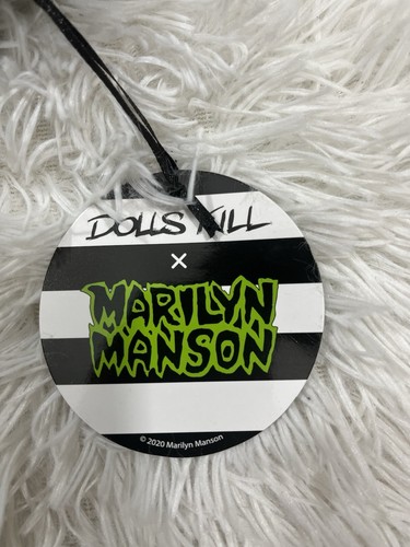 DOLLS KILL x MARILYN MANSON Collab Unisex Striped Distressed Sweater XXL NWT - Picture 9 of 10