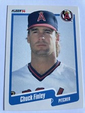 1990 Fleer Chuck Finley Anaheim Angels #132 MLB