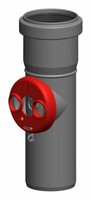 Atec Kontroll-Rohr Dn 60 Schornstein Kamin Abgas Rohr Abgasrohr
