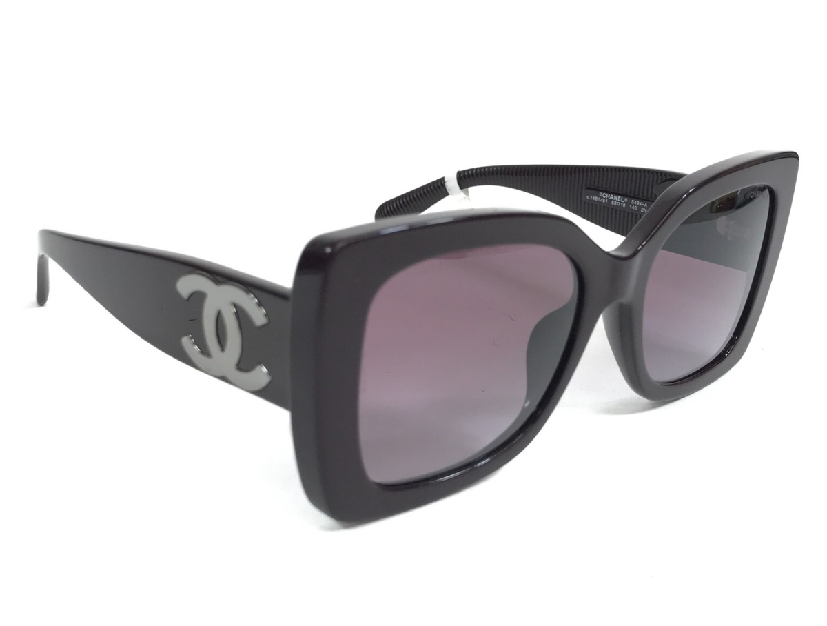 Chanel Sunglasses 5494-A c.1461/S1 Burgundy Asian Fit Frames w
