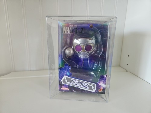 ¿Y si? Figura Vinilo T'Challa Star Lord Cosbaby 10cm Bobblehead COSB885 NUEVO - Imagen 4 de 5