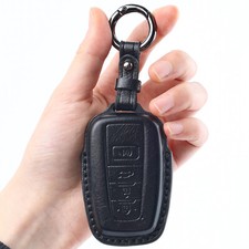 Leather Smart Key Case Fob Shell Cover For Toyota Avalon Corolla Camry Rav4 2022 Leather Smart Key Case Fob Shell Cover For Toyota Avalon Corolla Camry Rav4 2022