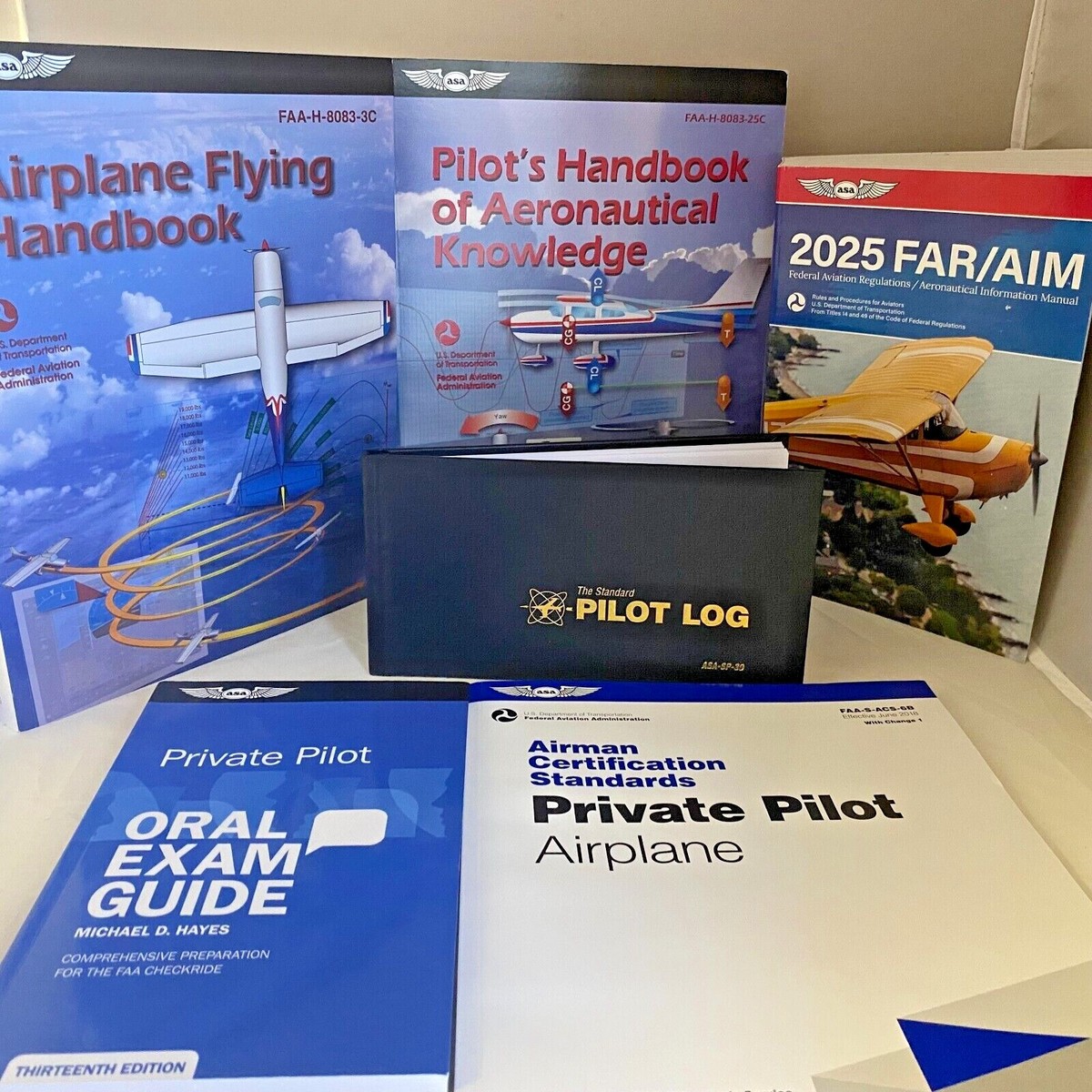 ASA 2025 Private Pilot Bundle Kit: FAR/AIM, Oral Exam, FAA