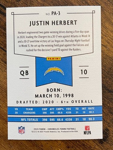 NFL PANINI 2020 Chronicles - Picture 4 of 70