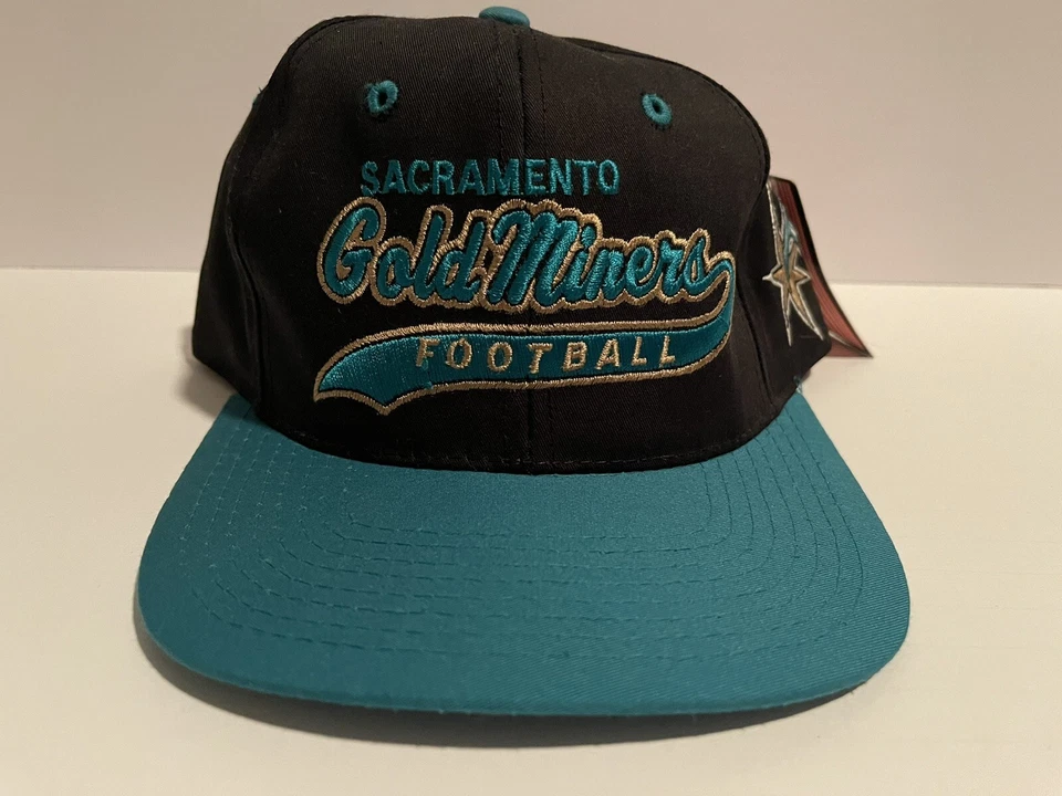 Vintage Sacramento Gold Miners CFL Starter Snapback Hat Cap New w/Tags  Rare - Image 2 of 4