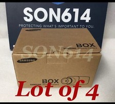 Lot 4 Samsung SNB-7001N IP Network Color Cameras W/3MP Full HD 1080p H.264 NEW 