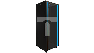 Extralink 37U Stand-Rack-Schrank 600x600 Schwarz 