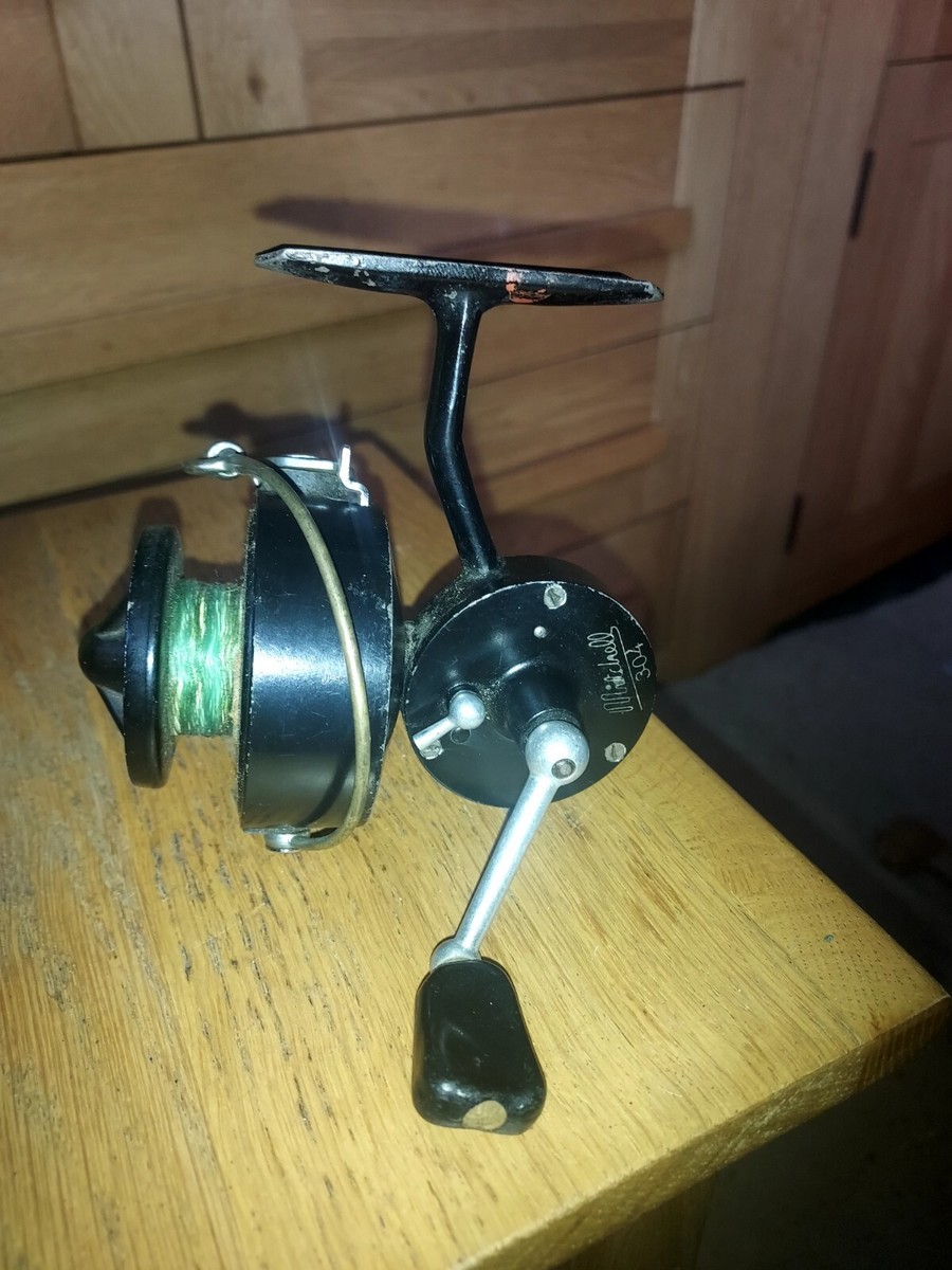 Moulinet de pêche vintage – Mitchell 304 – Très bon état