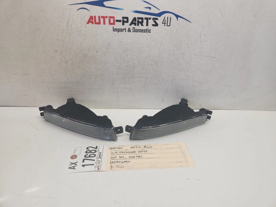 2013 2014 2016 2019 VOLKSWAGEN BEETLE JUEGO LUZ ANTINIEBLA IZQUIERDA Y DERECHA OEM AX17682 Foto 2 de 4