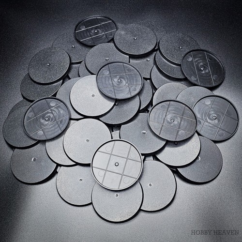 Wargaming Round Bases Full Range 25mm 32mm 40mm 50mm 60mm 160mm Warhammer AoS - Picture 68 of 101