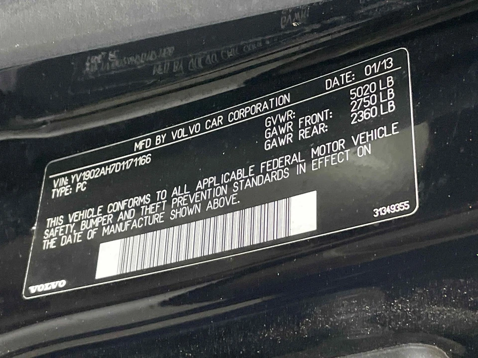 2013 沃尔沃 S80 转移箱角齿轮 AWD 72k 英里 360126718 2012 2014 2015 — 第 2/4 张图片