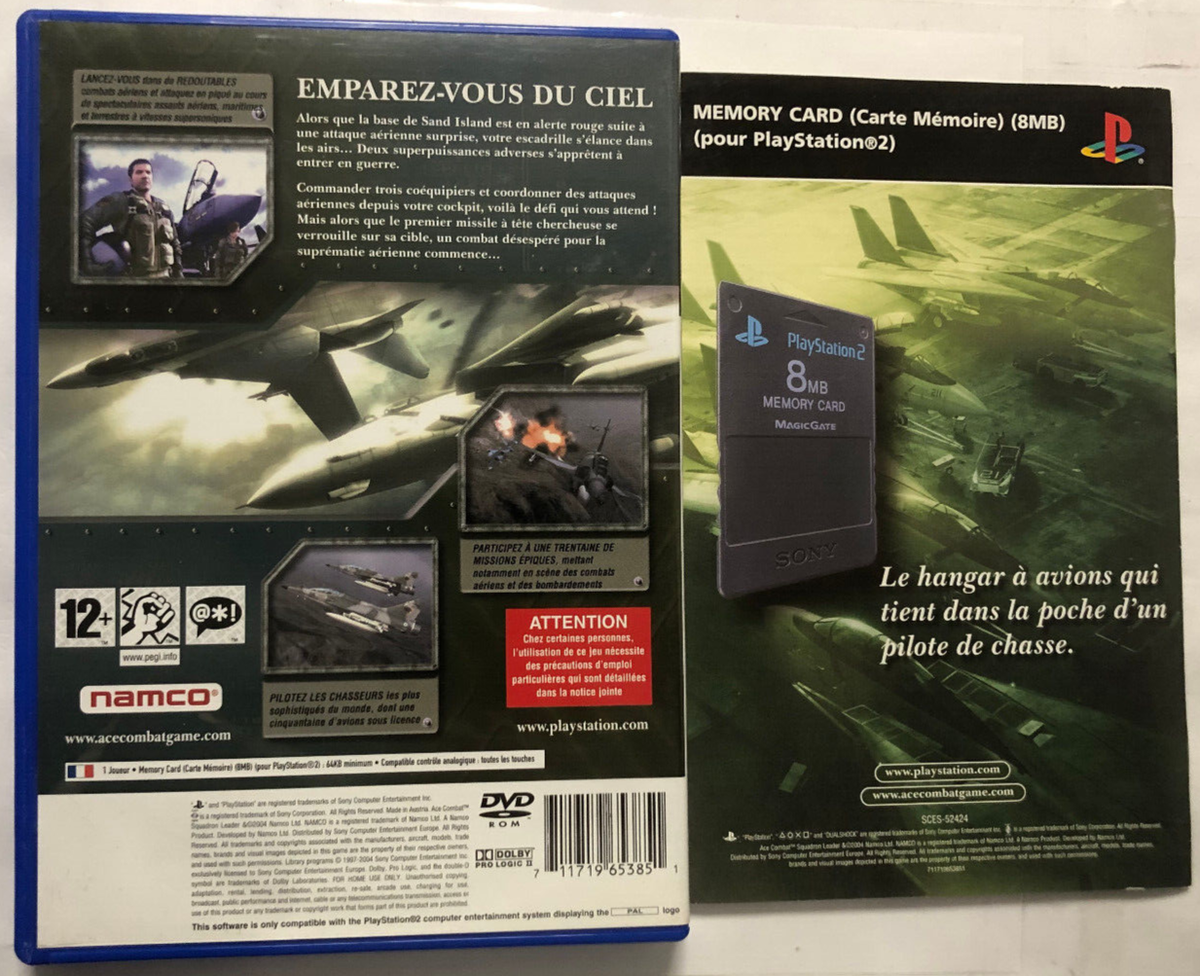 Ace Combat: Squadron Leader – PS2 – Complet Avec Boîtier – Très Bon état