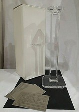 Jasper Conran Stuart Crystal QUARTZ 12" Candle Holder/Candlestick