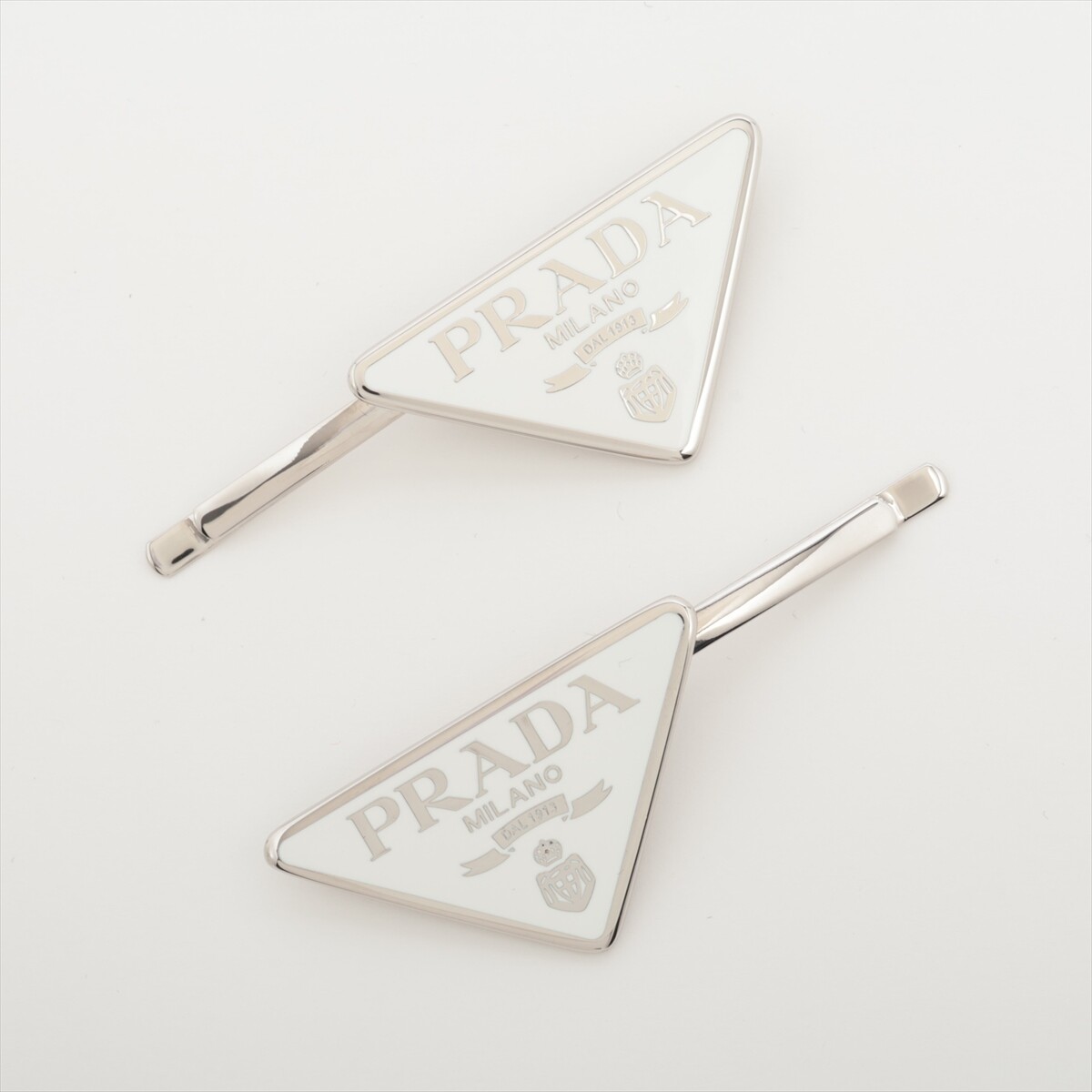 PRADA ヘアピン アイボリー PRADA ヘアピン アイボリー