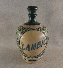ORIGINALE BOUTEILLE EN GRÈS HB QUIMPER ODETTA " LAMBIC "