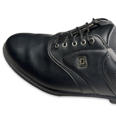 FootJoy Originals 45331 Black Leather Soft Spike Golf Shoes  display picture 1