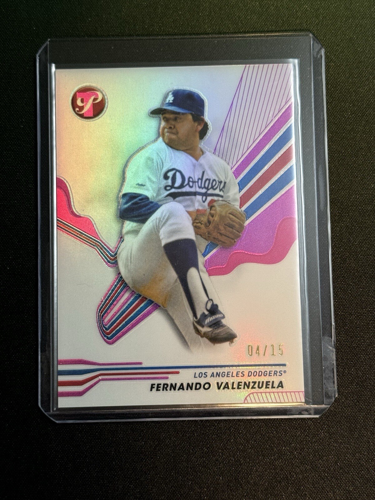 2024 Topps Pristine Fernando Valenzuela Pink Refractor #'d 4/15