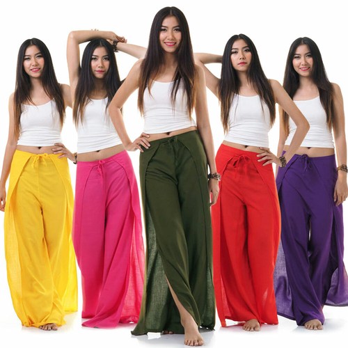 My Thai Pants: Traditionelle Wickelhose Fisherman Hose Fischerhose Hosenrock - Bild 1 von 40