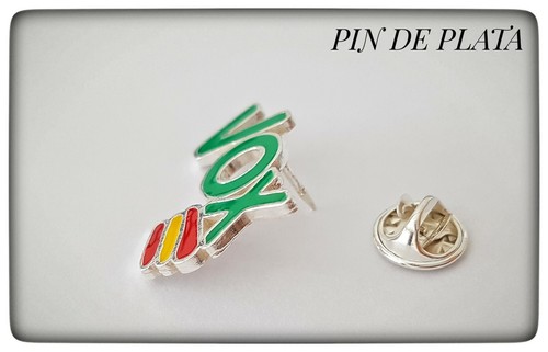 VOX PIN DE VOX PLATA DE LEY 925 ML ESPAÑA VOX ESPAÑA - Picture 5 of 6