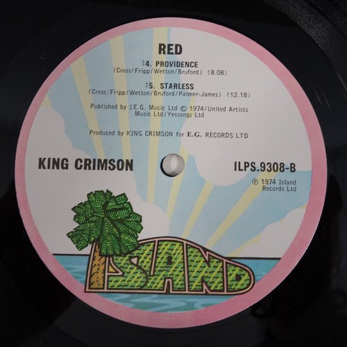 King Crimson Red A-3U B-6U First Press LP Album Vinyl Record ILPS 9308 - EX/VG - Picture 5 of 10
