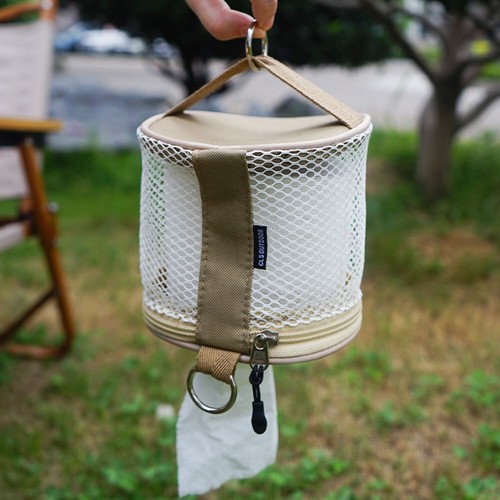Hanging Napkin Holder Portable Roll Paper Storage Bag with Hook Tissue Container - Bild 2 von 21