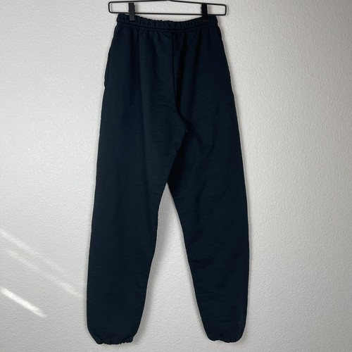 Onda Latina Graphic Mens Black Sweat Pants Size S Draw String Waist Side Pockets - Picture 2 of 6
