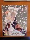 Ray Lewis Autographed 8x10 Baltimore Ravens Super Bowl XXXV LoA