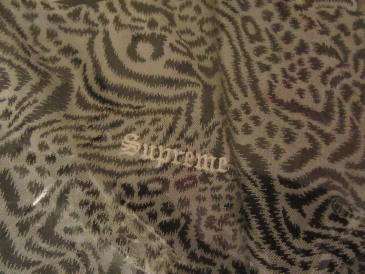 Supreme Umbro Jacquard Animal Print Soccer Jersey Size XL Navy