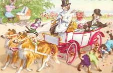 Cats Postcard Eugen Hartung Illustrator Post WW2 Published by Alfred Mainzer N