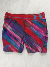 Under Armour UA Girls HeatGear Slider Softball Shorts Multicolor Pink No Tag