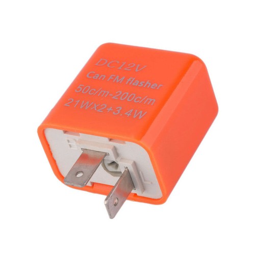 12V 2 Pin Speed Adjustable LED Flasher Relay Motorcycle Turn Signal Indicator - Picture 4 of 6