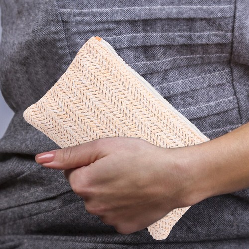 Straw Handbags Beach Straw Bag Rattan Clutch Bag Phone Bag Small Straw Bag - Picture 12 of 12
