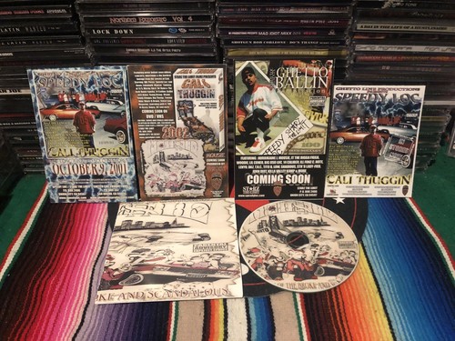 5-Speedy Loc Starz The Limit Cali Thuggin Norteno Rap Sticker & Flyer Mousie CD - Foto 4 di 13