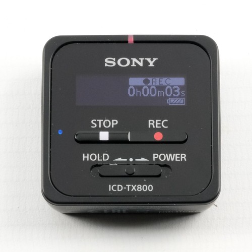 SONY ICD-TX800 Linear PCM IC Recorder | Black Remote Control 16GB Boxed Case - Picture 11 of 11