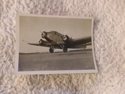 FOTOKARTE Flugzeug Junkers Ju 52 ca. 6 cm mal 4,5 cm