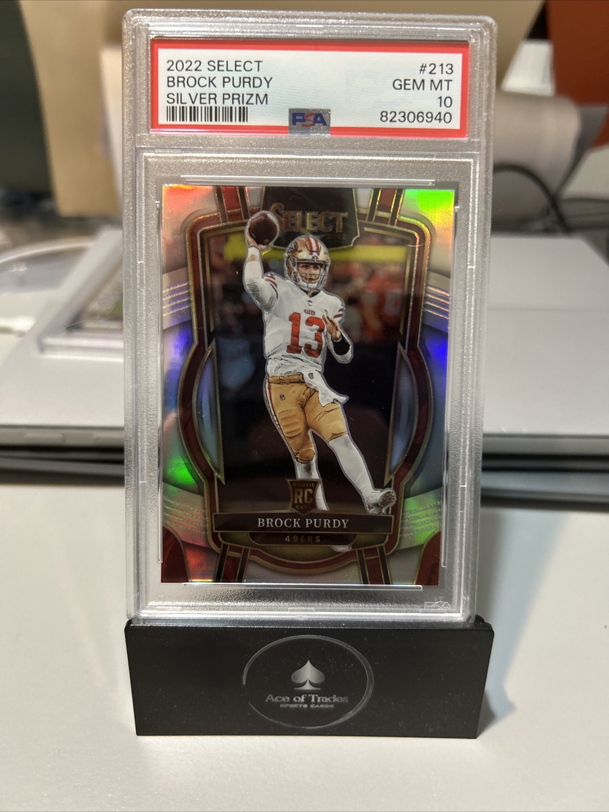 Brock Purdy Panini Select #213 Silver