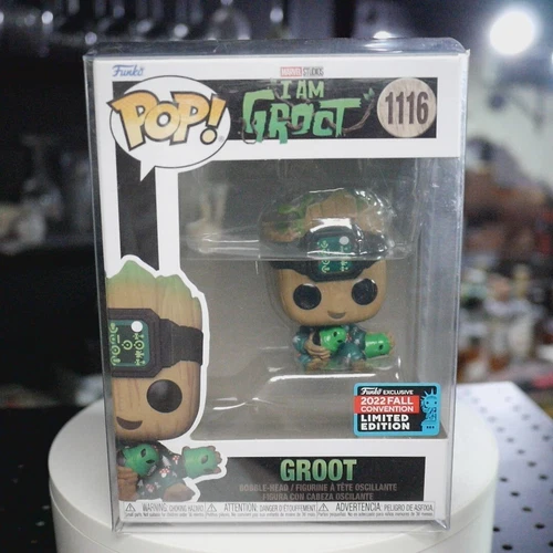 Funko Exclusive 2022 Fall Convention Limited Edition Pop Groot #1116 w/Protector