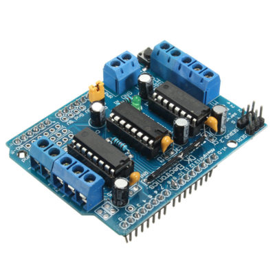 Arduino Steuerung für 2 Schritt- oder 4 DC-Motoren Motor Driver Shield L293D