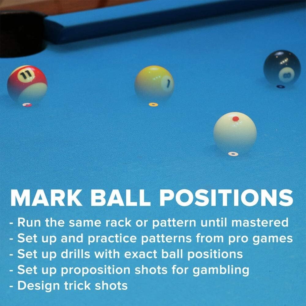 Pool Aiming Training Aid GaotKeut 10Pcs Pool Billiards Training Aid ...