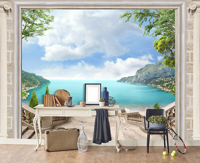 3D Sky White Clouds G5367 Wallpaper Wall Murals Removable Self-adhesive Erin
