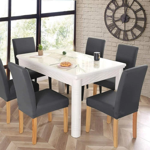 Dining Chair Cover Stretch Seat Covers Spandex Washable Banquet Wedding Party - Picture 12 of 71