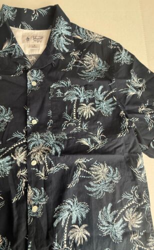 Original Penguin By Munsingwear Men’s Hawaiian Short Sleeve Button Down Size M - Picture 2 of 9