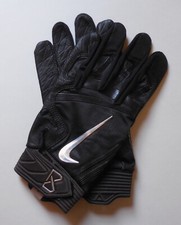 Nike BSBL Huarache Elite Batting Gloves Adult Unisex Black/Black/Chrome Large